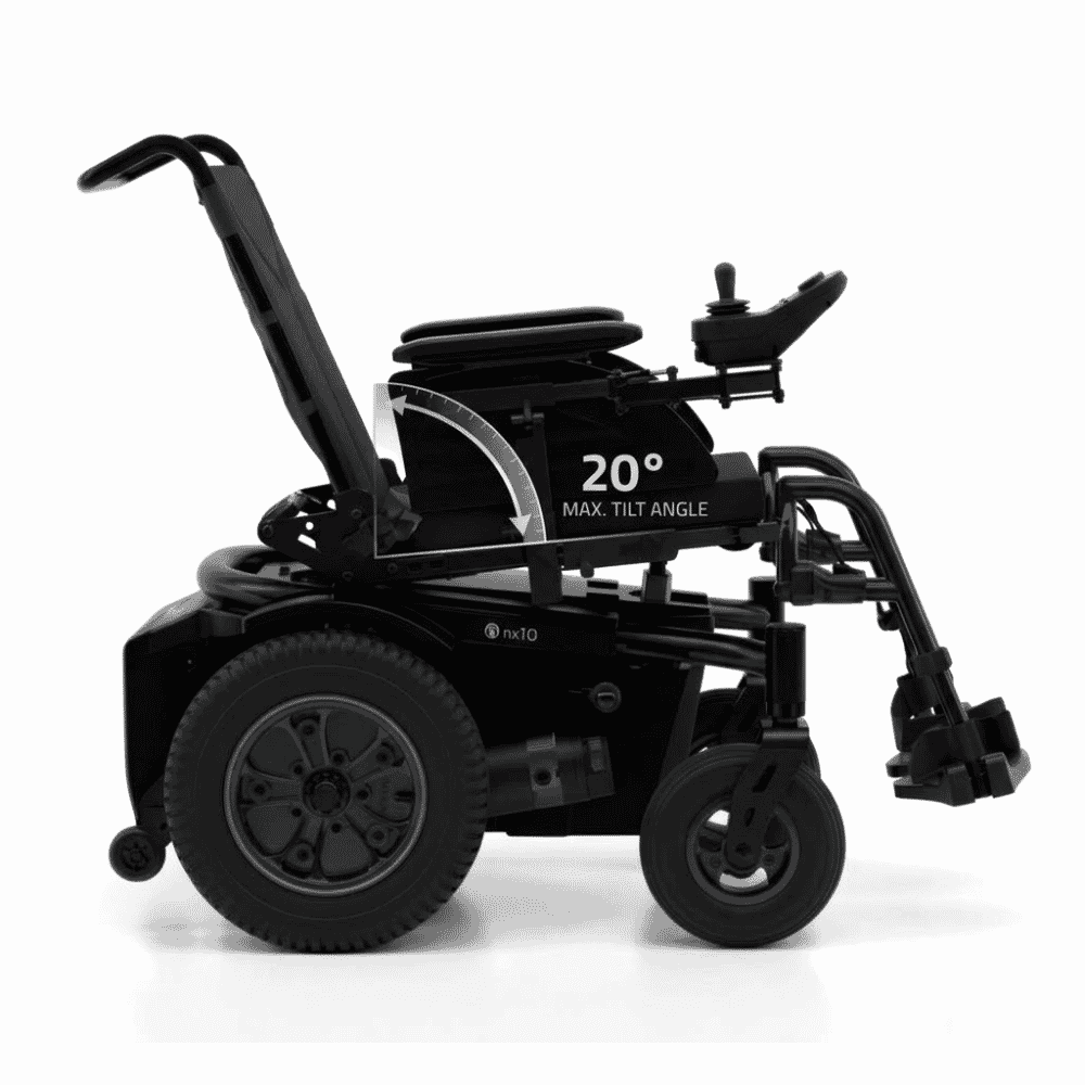 aviva rx10 power wheelchair powered tilt