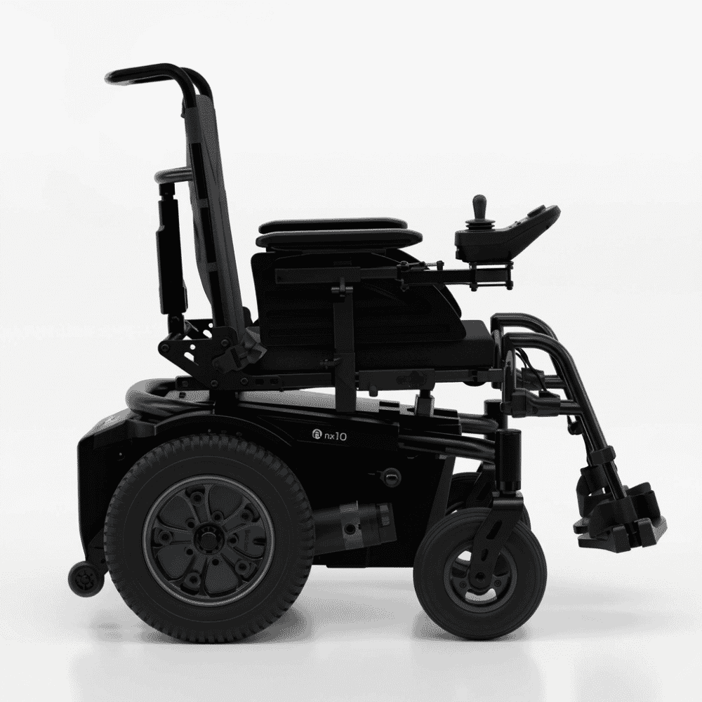 aviva rx10 power wheelchair side