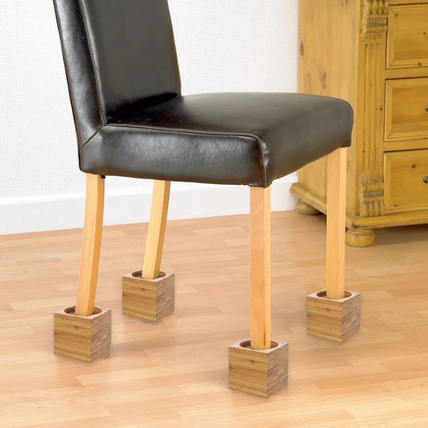 bamboo chair raisers lifestyle