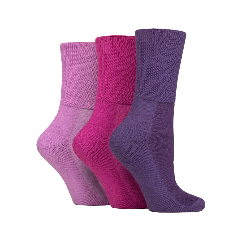 bamboo diabetic socks 3 pairs size 4 8 blackberry