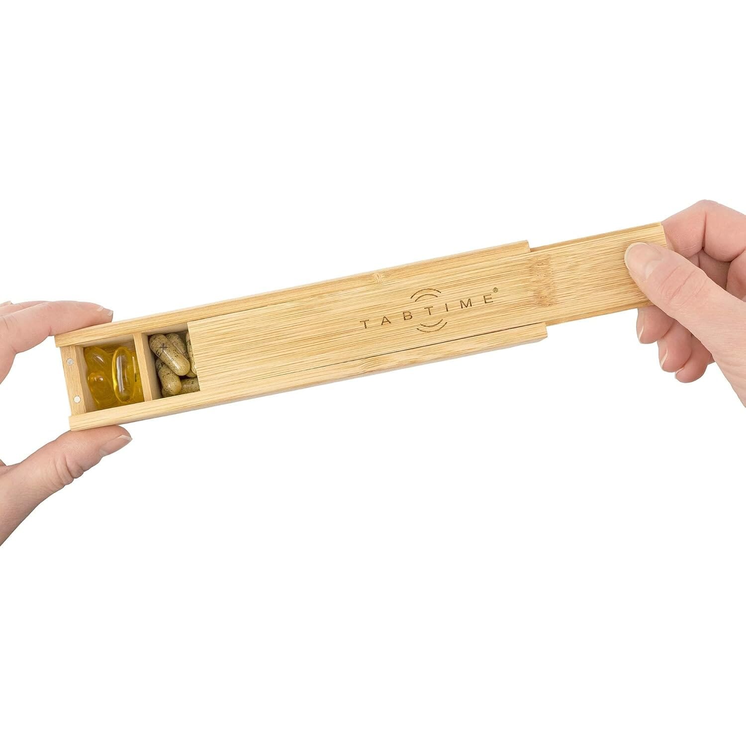 Bamboo Weekly Pill Box