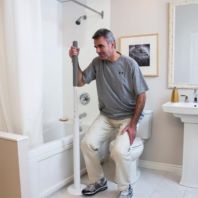 bariatric floor mounted advantage pole static