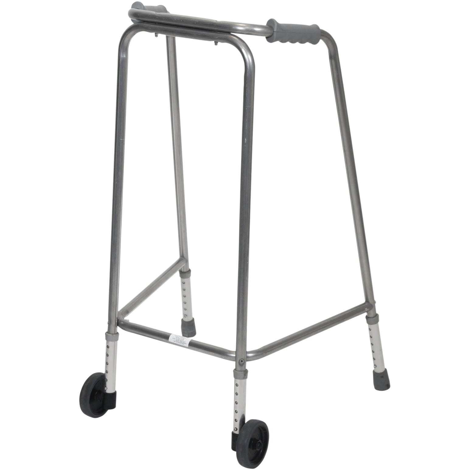 bariatric lightweight walking frame 640mm wide wheeled