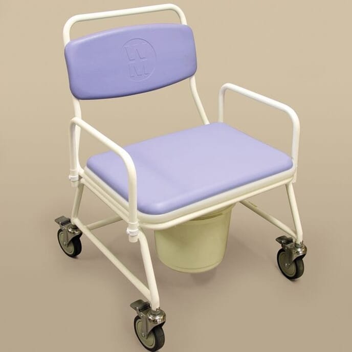 bariatric mobile commode chair