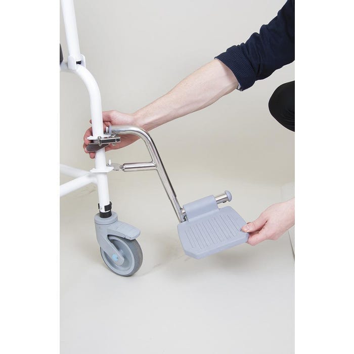 bariatric mobile commode footrest