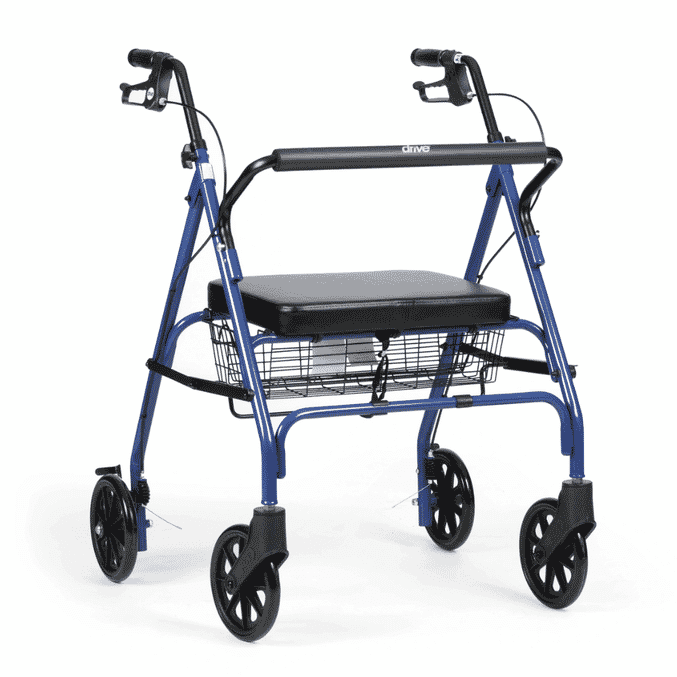 bariatric rollator blue