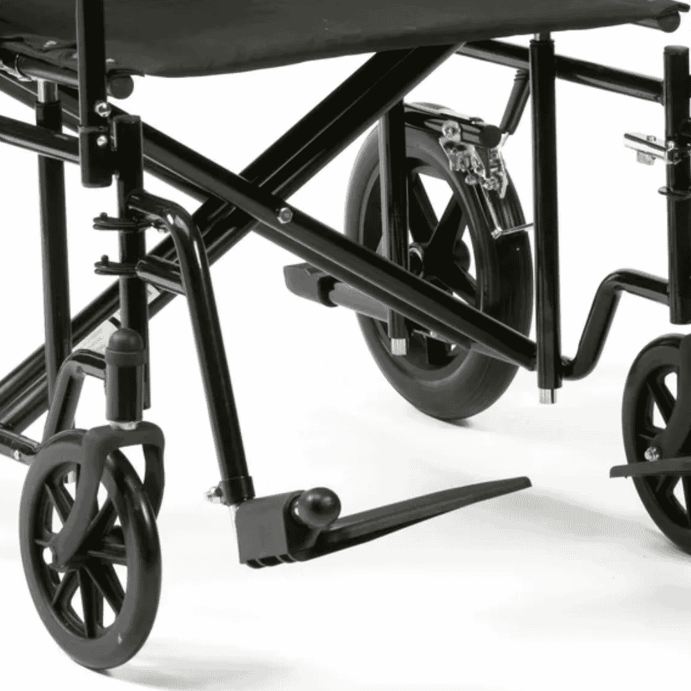 bariatric steel wheelchair footplate