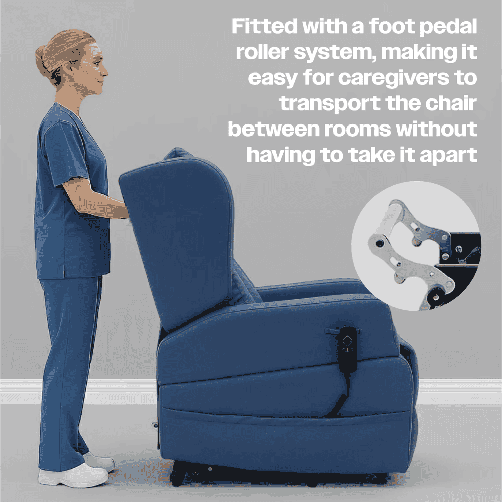 barrowfield dual motor riser recliner chair easy to transport