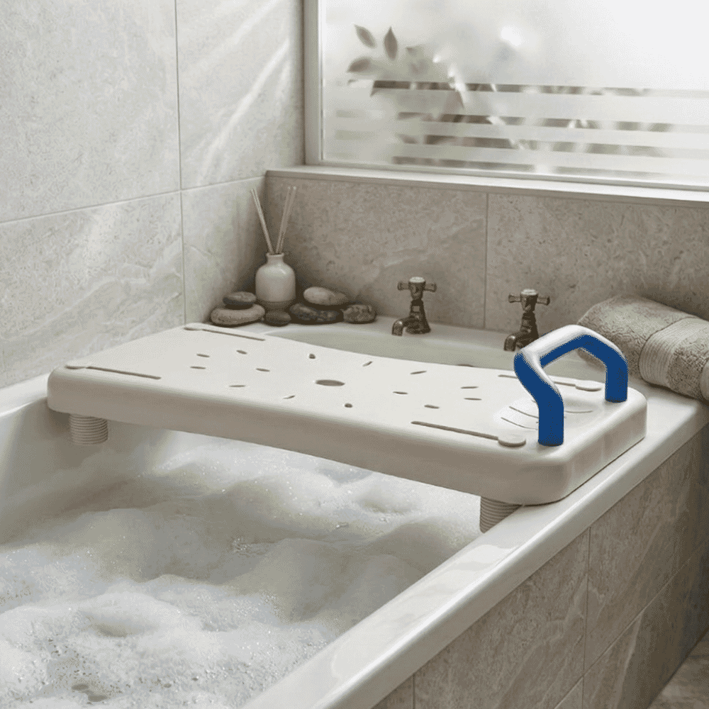 bath board with handle lifestyle