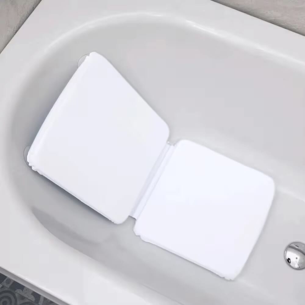 bath cushion in bath