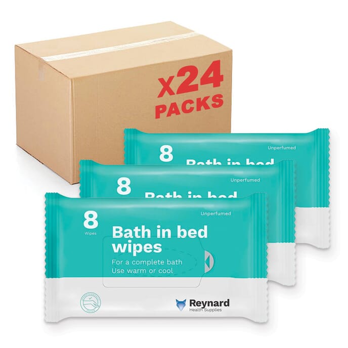 bath in bed wipes case of 24 packs