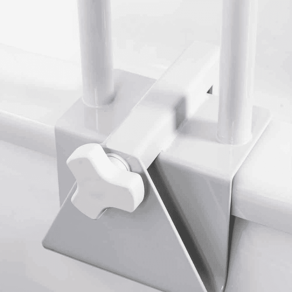 bath safety grab rail close up
