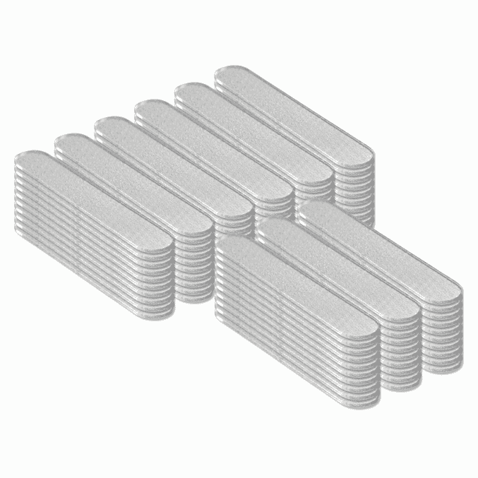 bath safety strips clear pack of 3