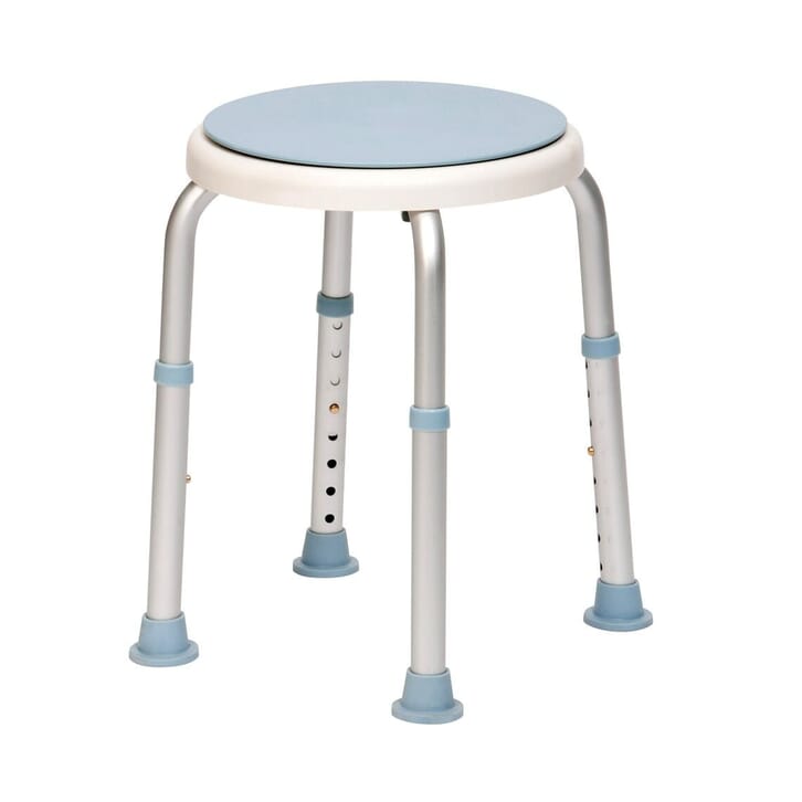 bath stool with rotating seat