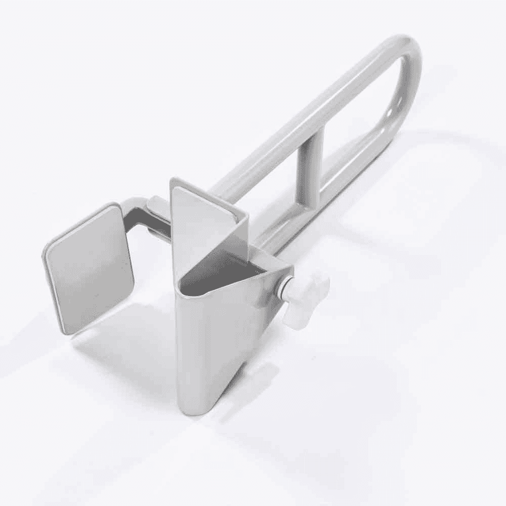 bathroom safety rail clamp