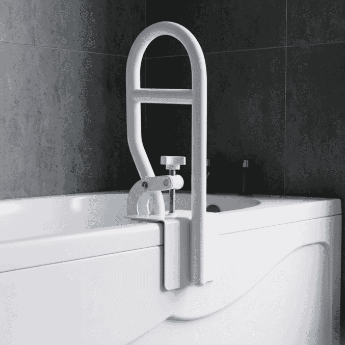 bathtub grab bar on bath