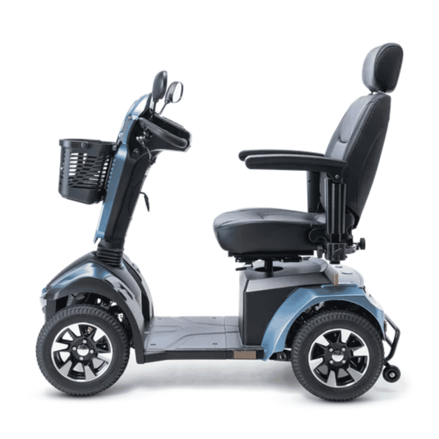 beacon mobility scooter cobalt side view