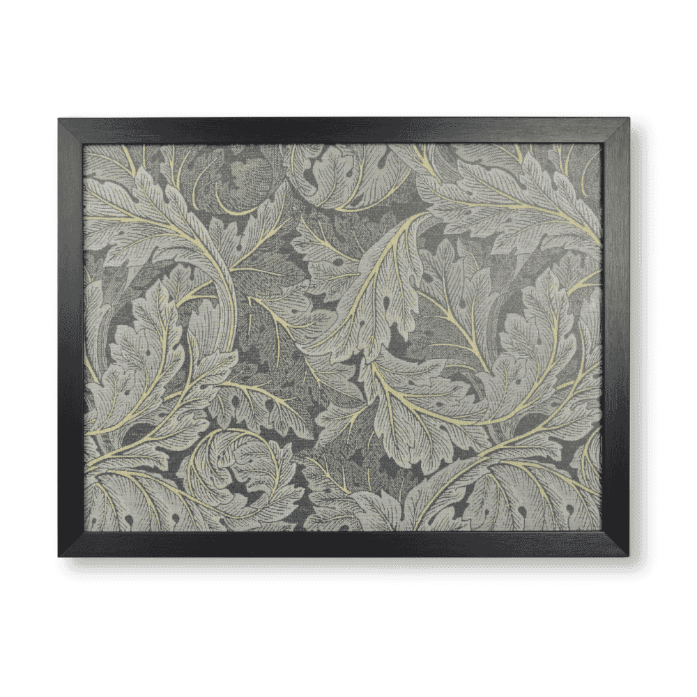 bean bag lap tray acanthus william morris black frame top