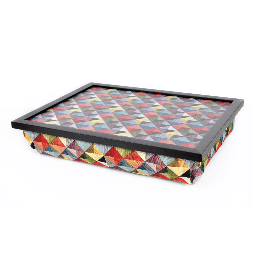 bean bag lap tray gemstone black frame
