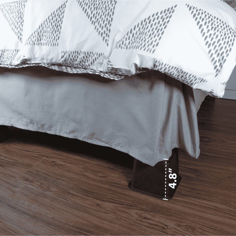 bed raising set on bed low