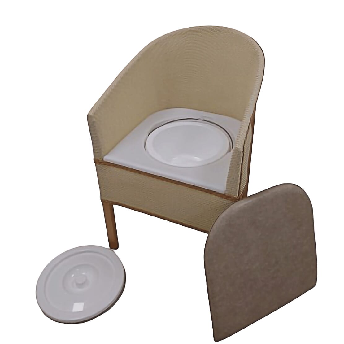 bedroom commode lid off