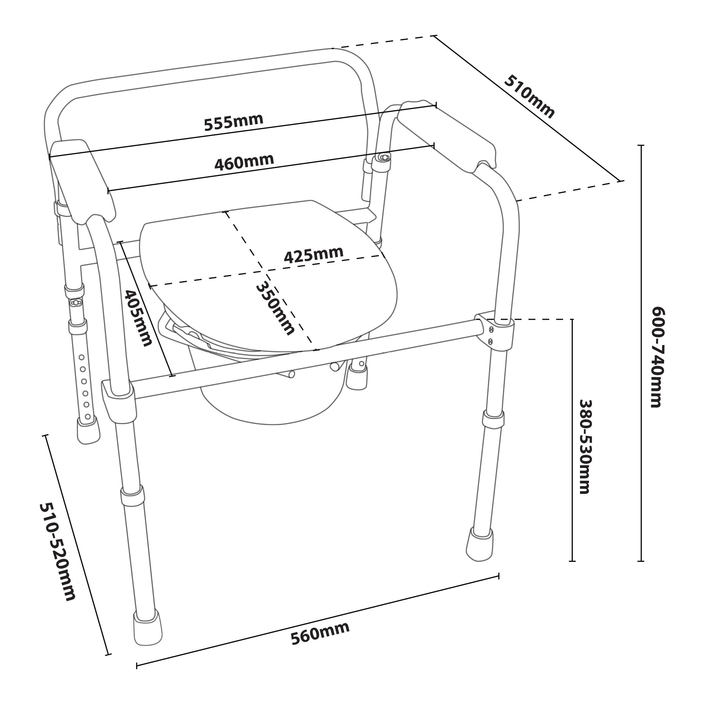 bedside commode chair 4