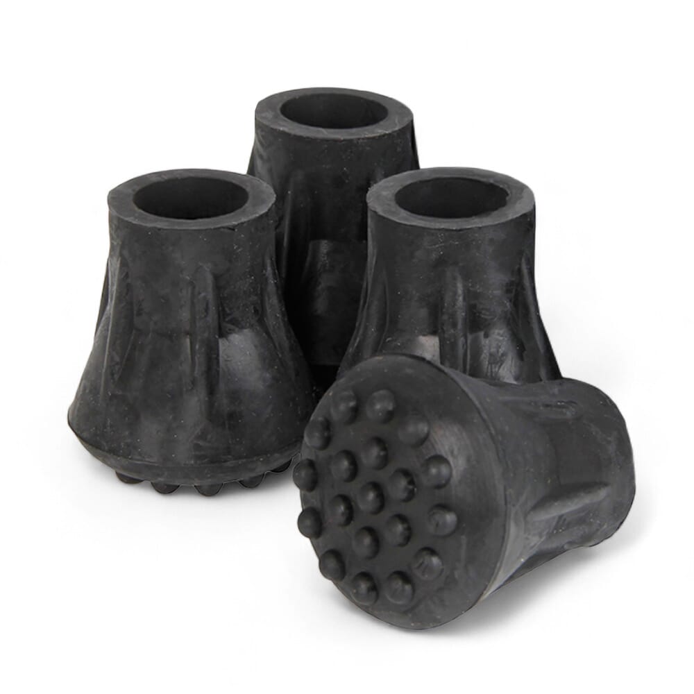 bell shaped crutch ferrule 22mm pack of 4