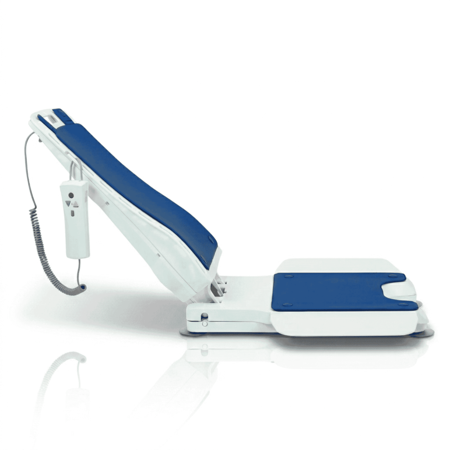 bellavita nova bath lift blue reclined