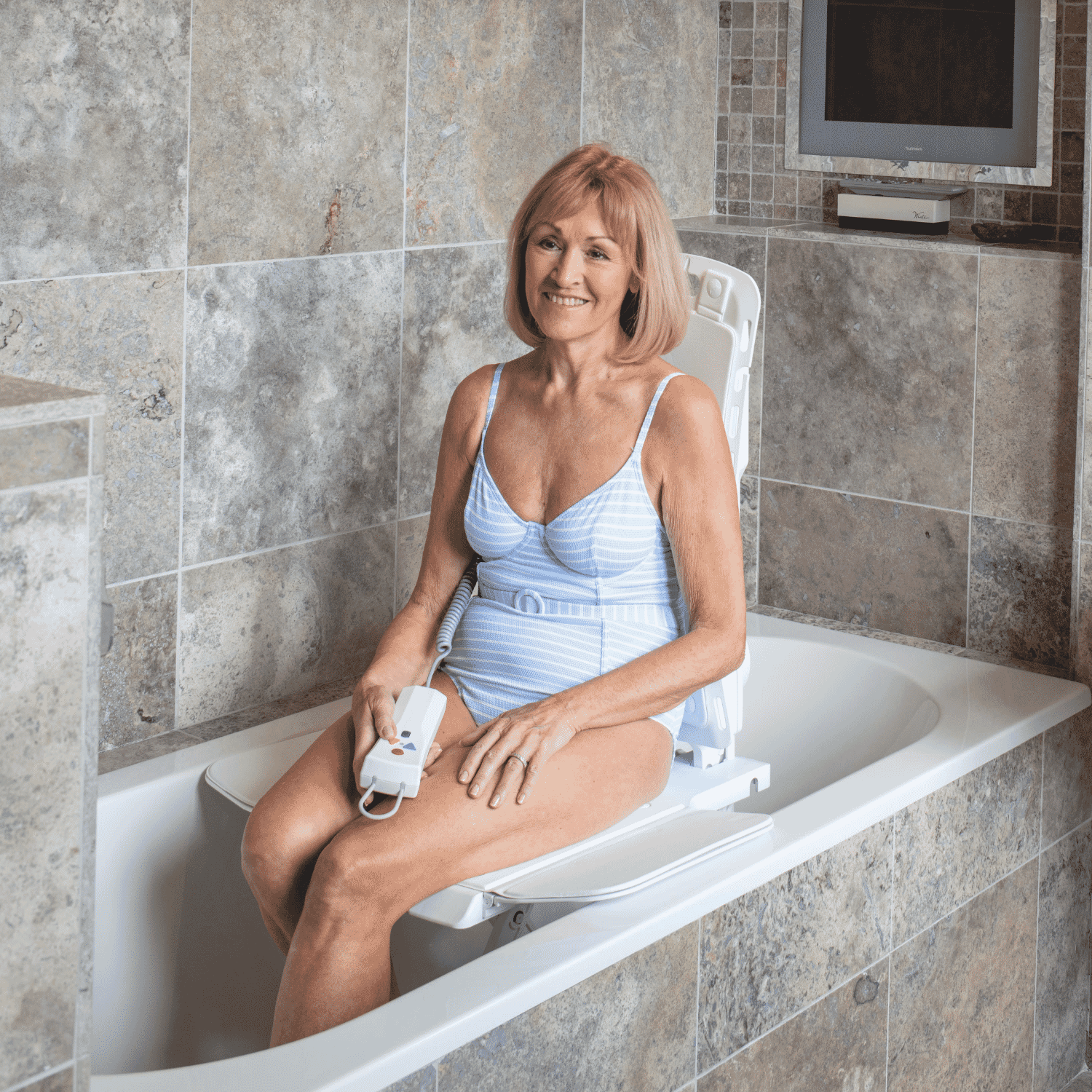 bellavita nova bath lift in use