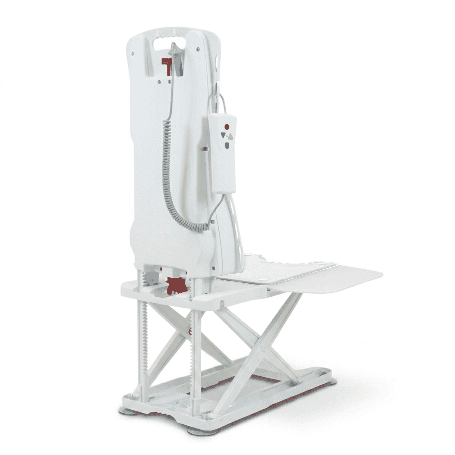 bellavita nova bath lift with white covers back