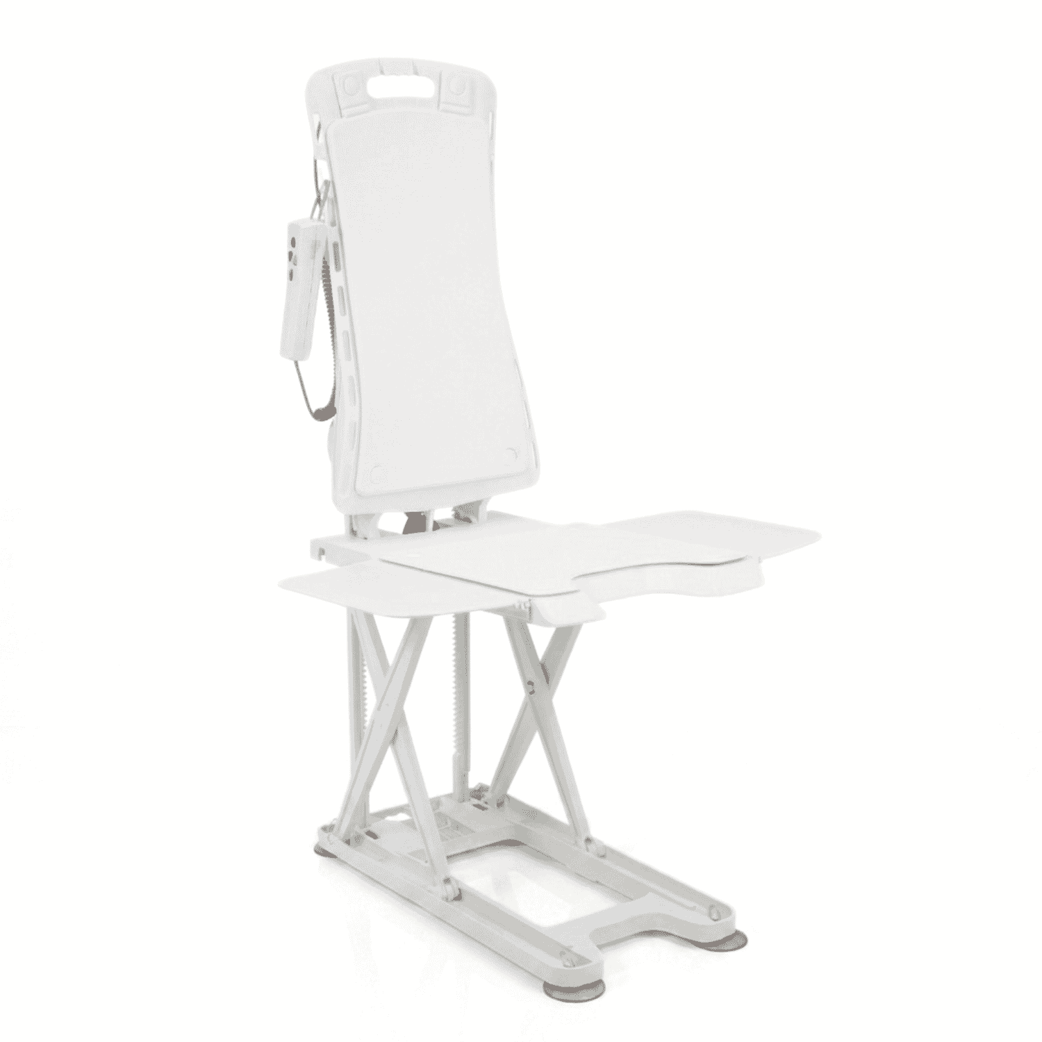 bellavita nova bath lift with white covers raised