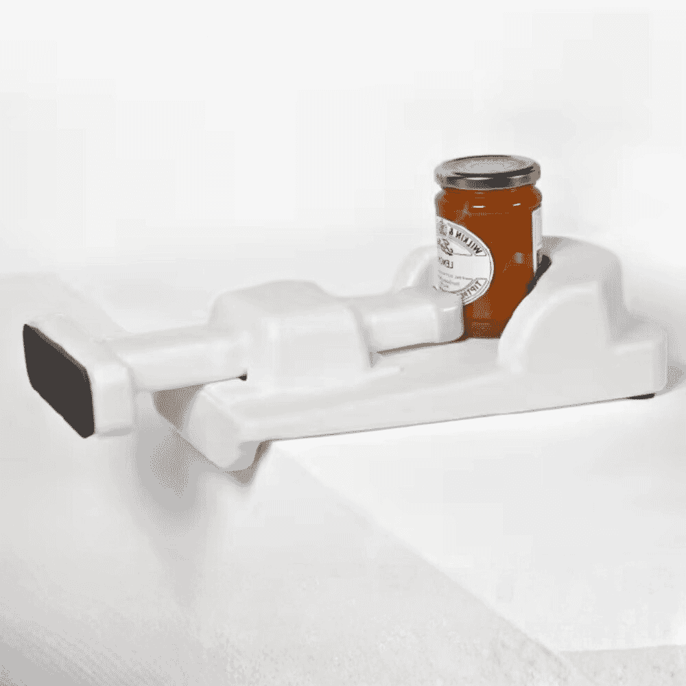 belliclamp jar and bottle opener on edge