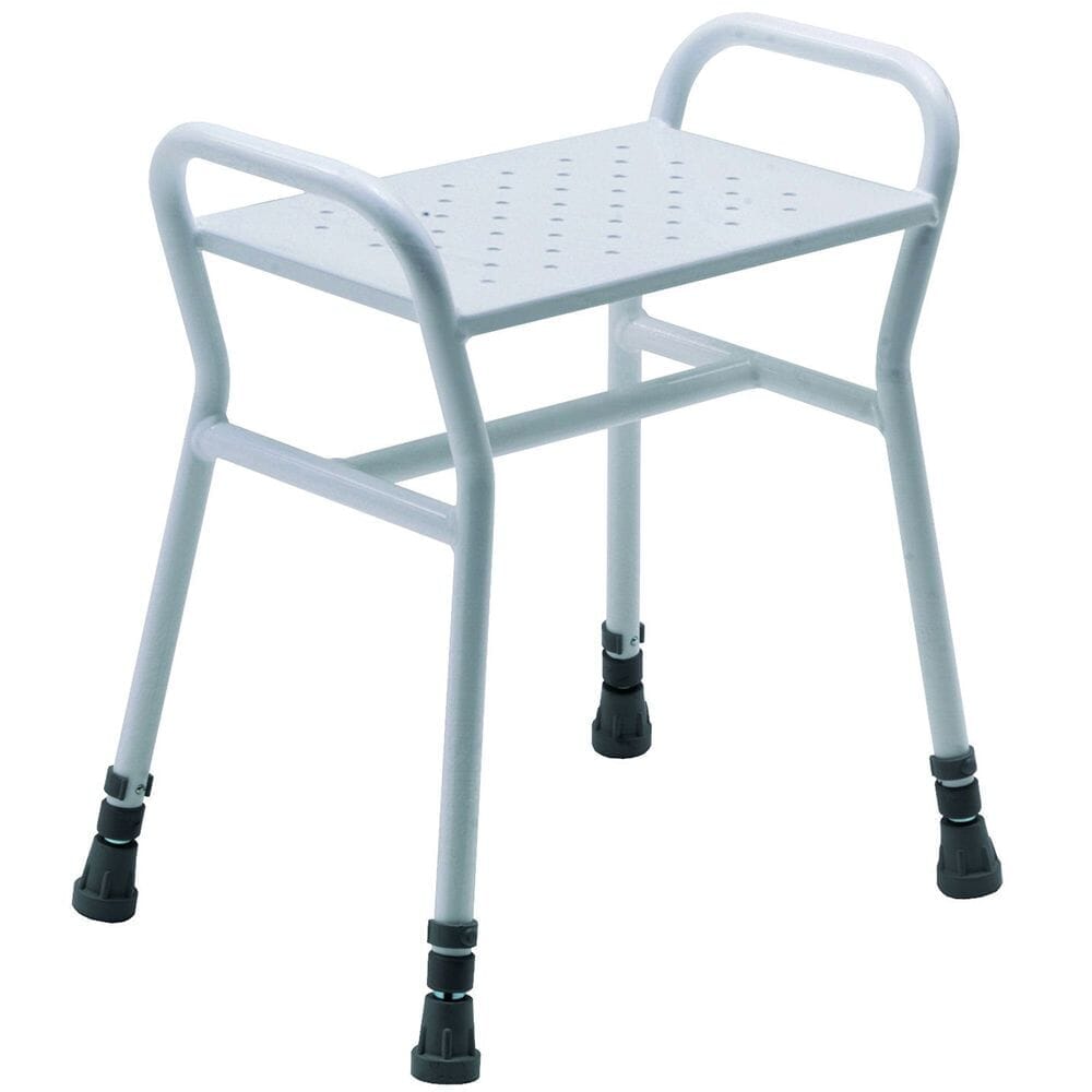 View Belmont Adjustable Shower Stool with Plastic Seat information