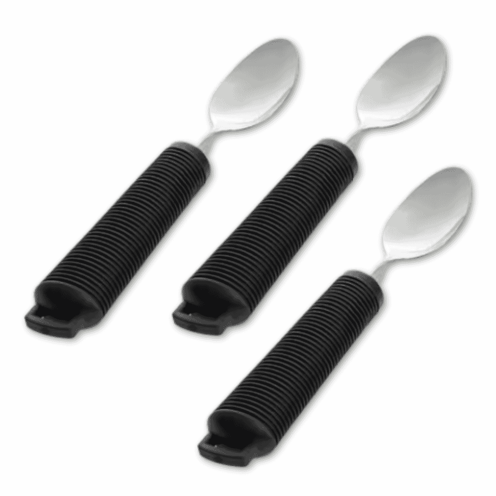 bendable spoon with gripped handle triple pack