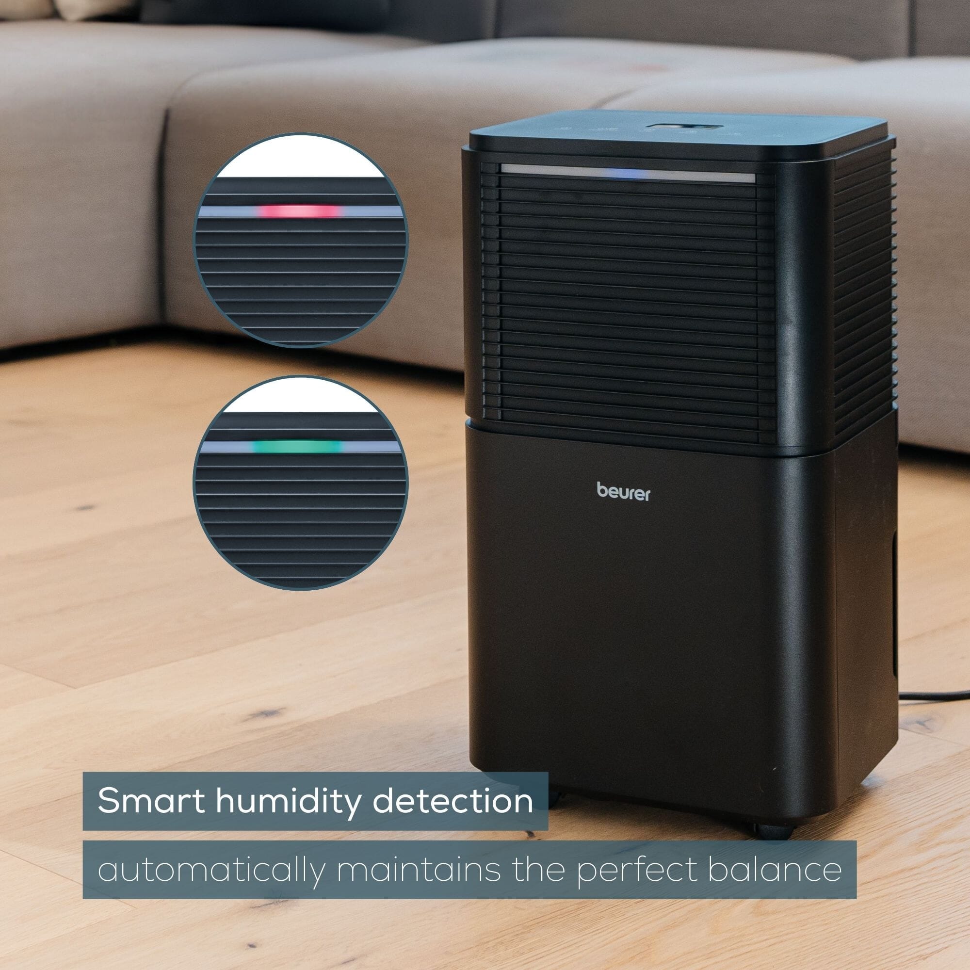 beurer 12l smart monitor dehumidifier smart detector