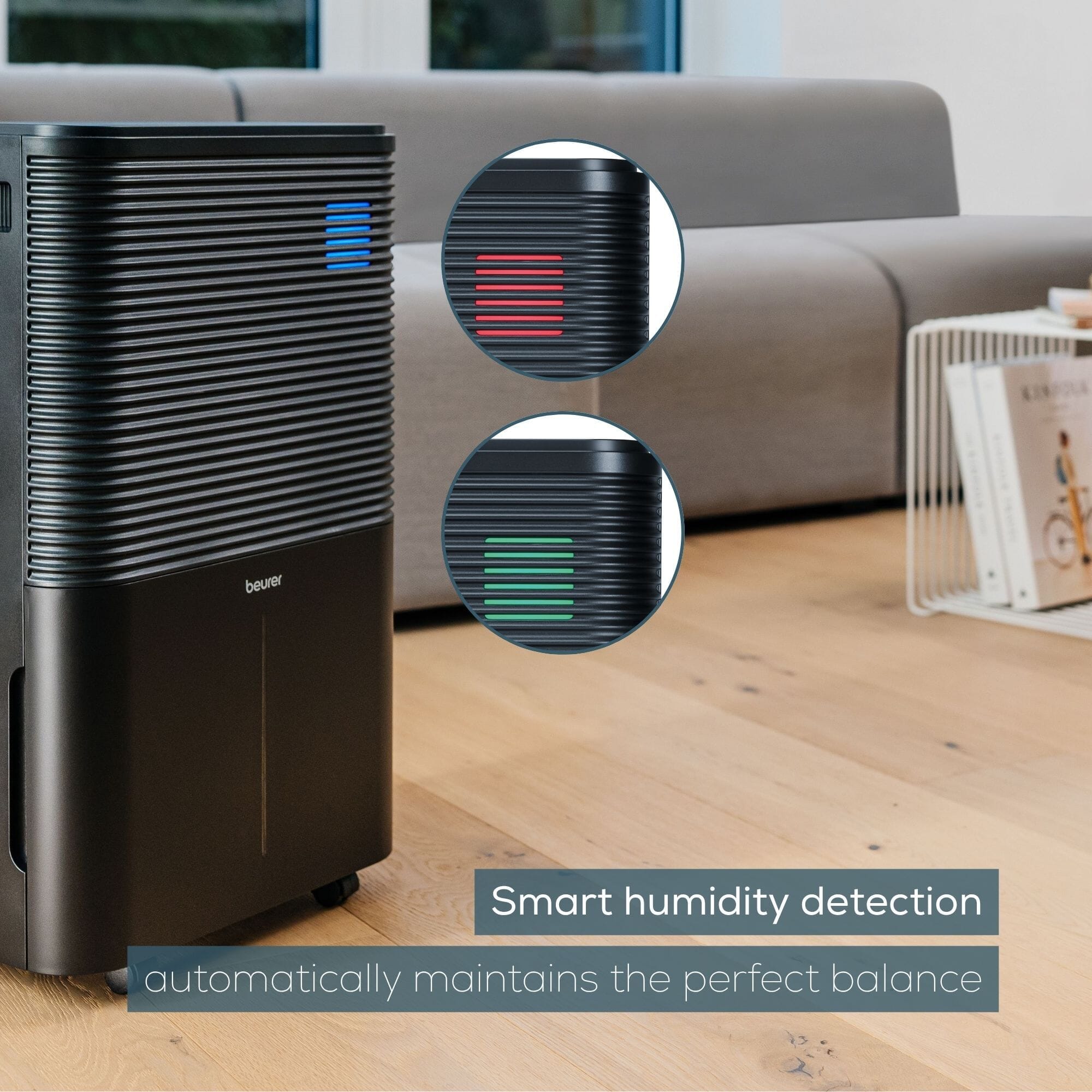 beurer 20l smart monitor dehumidifier smart humidity detector