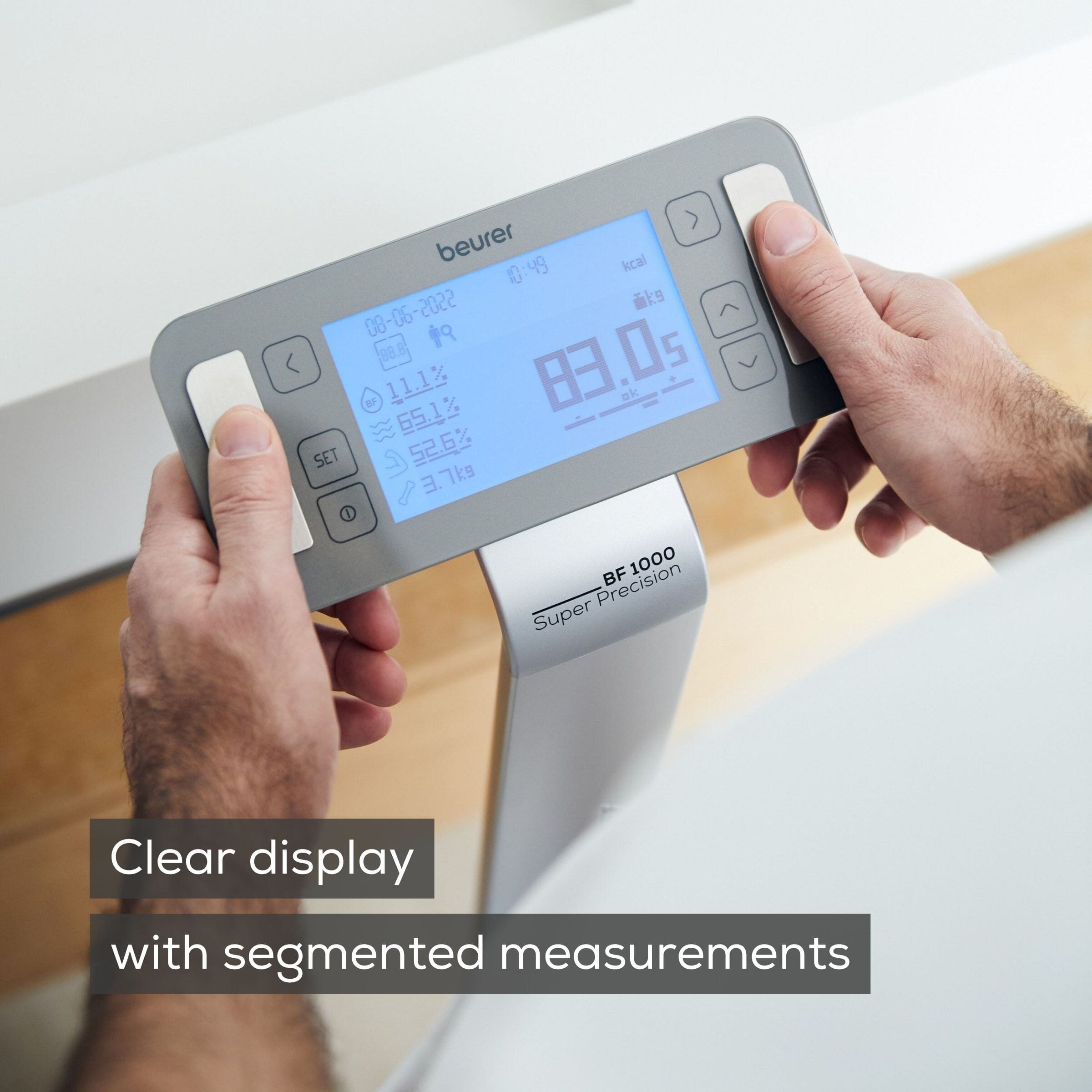 beurer bf1000 bathroom scales clear display