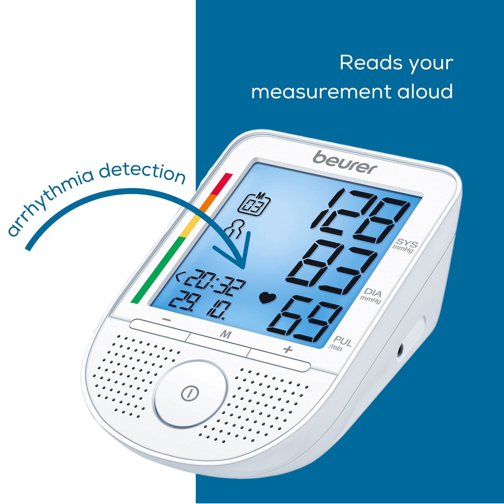 beurer bm49 talking upper arm blood pressure monitor 2