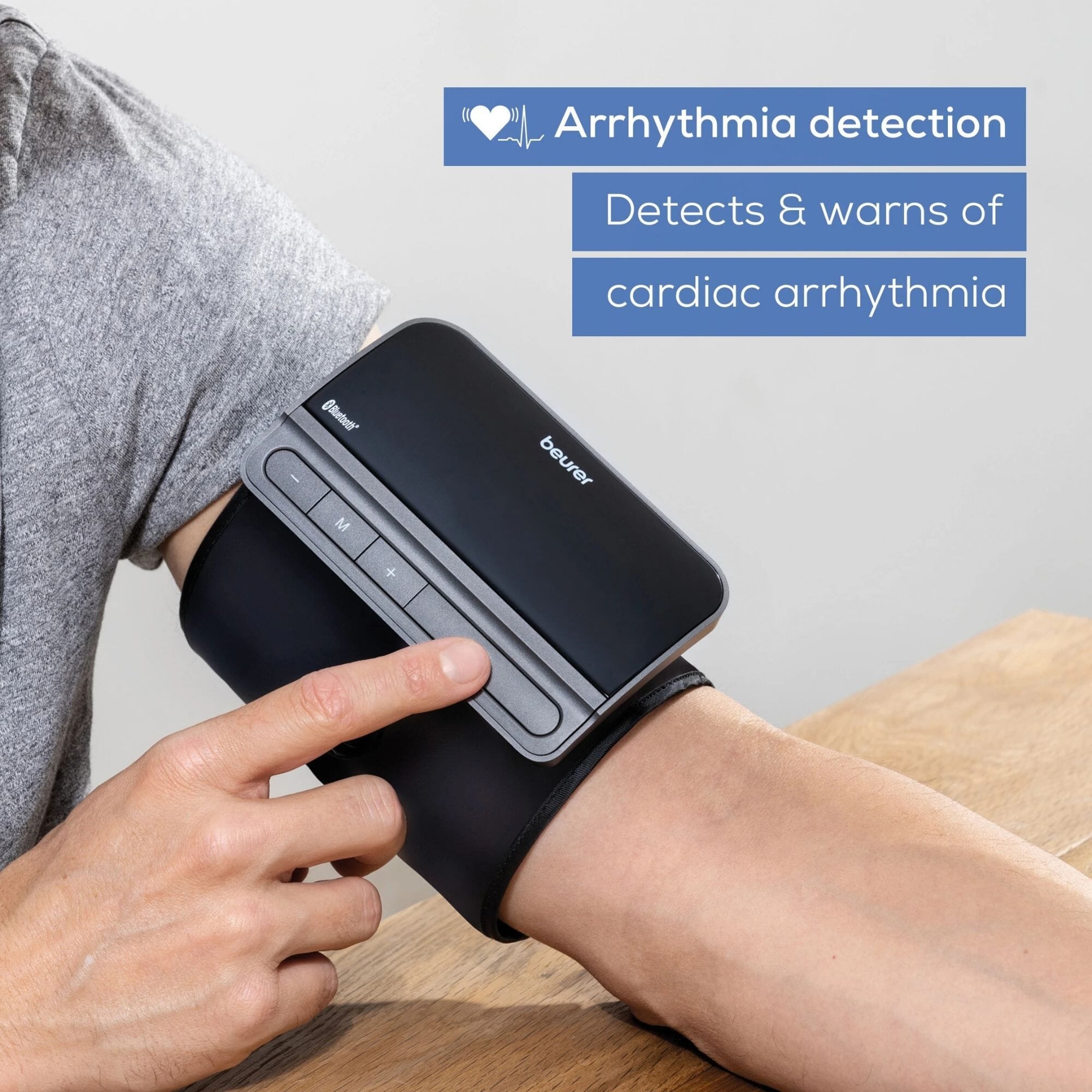 beurer bm81 upper arm blood pressure monitor arrhythmia detection