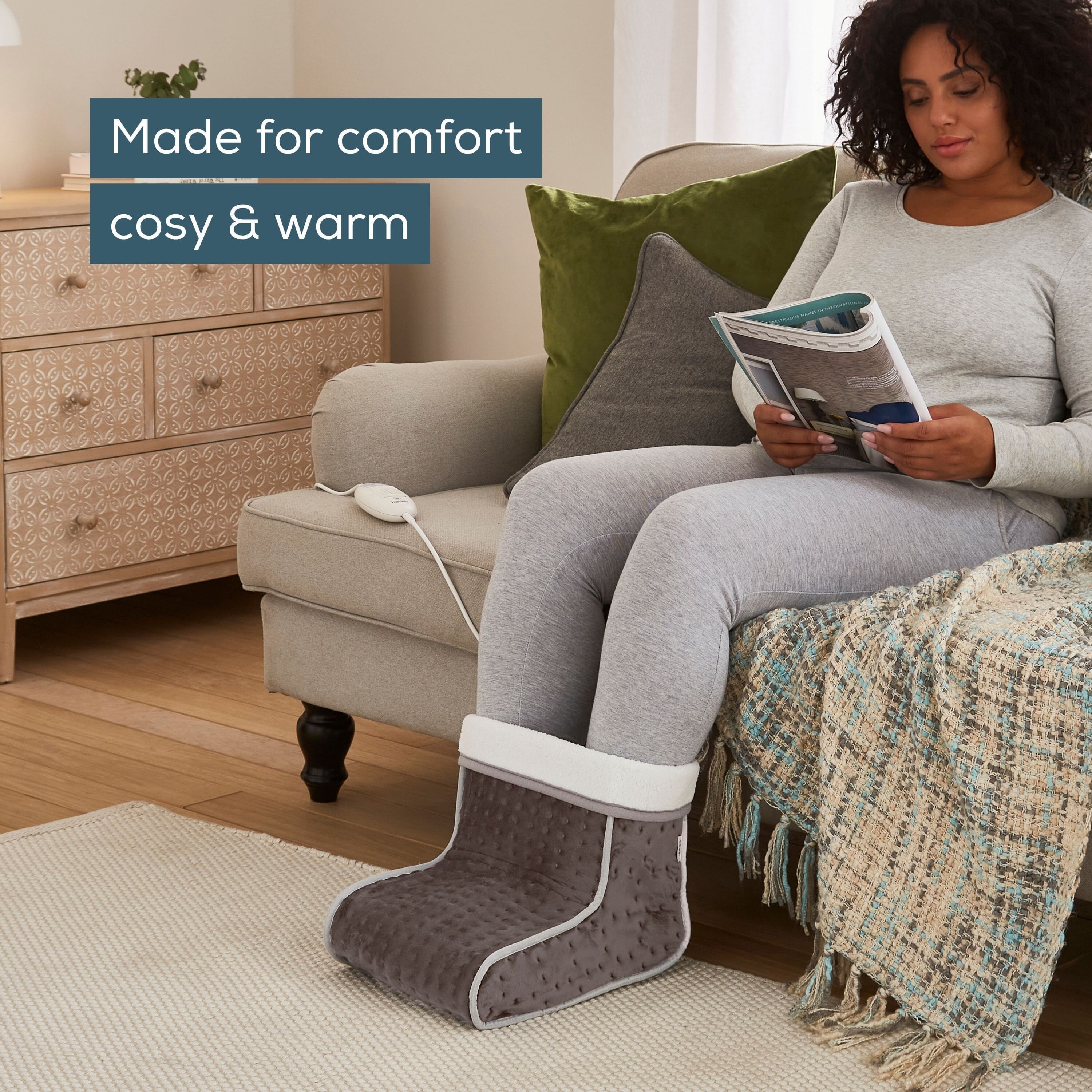 beurer fw20 cosy foot warmer comfort