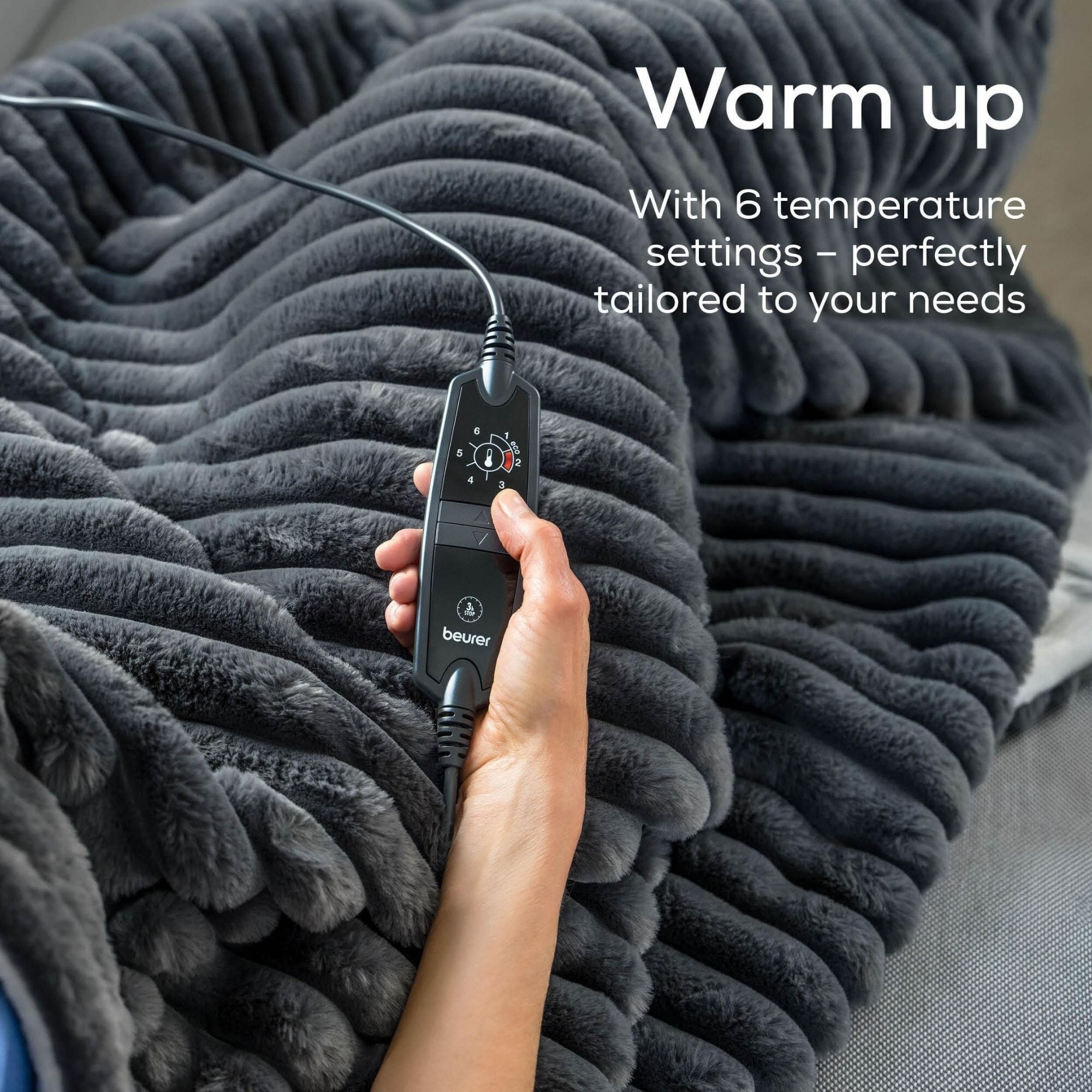 beurer heated throw 6 temperature settings