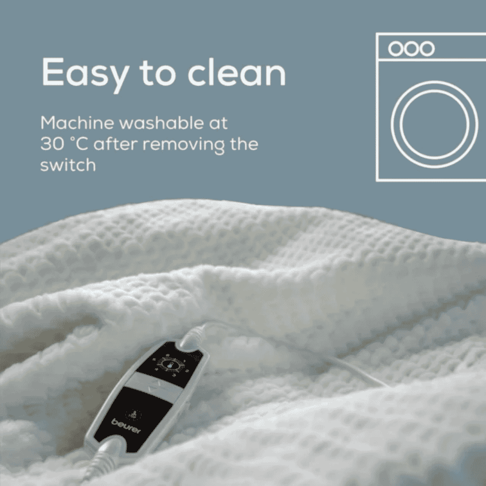 beurer heated throw helsinki easy to clean