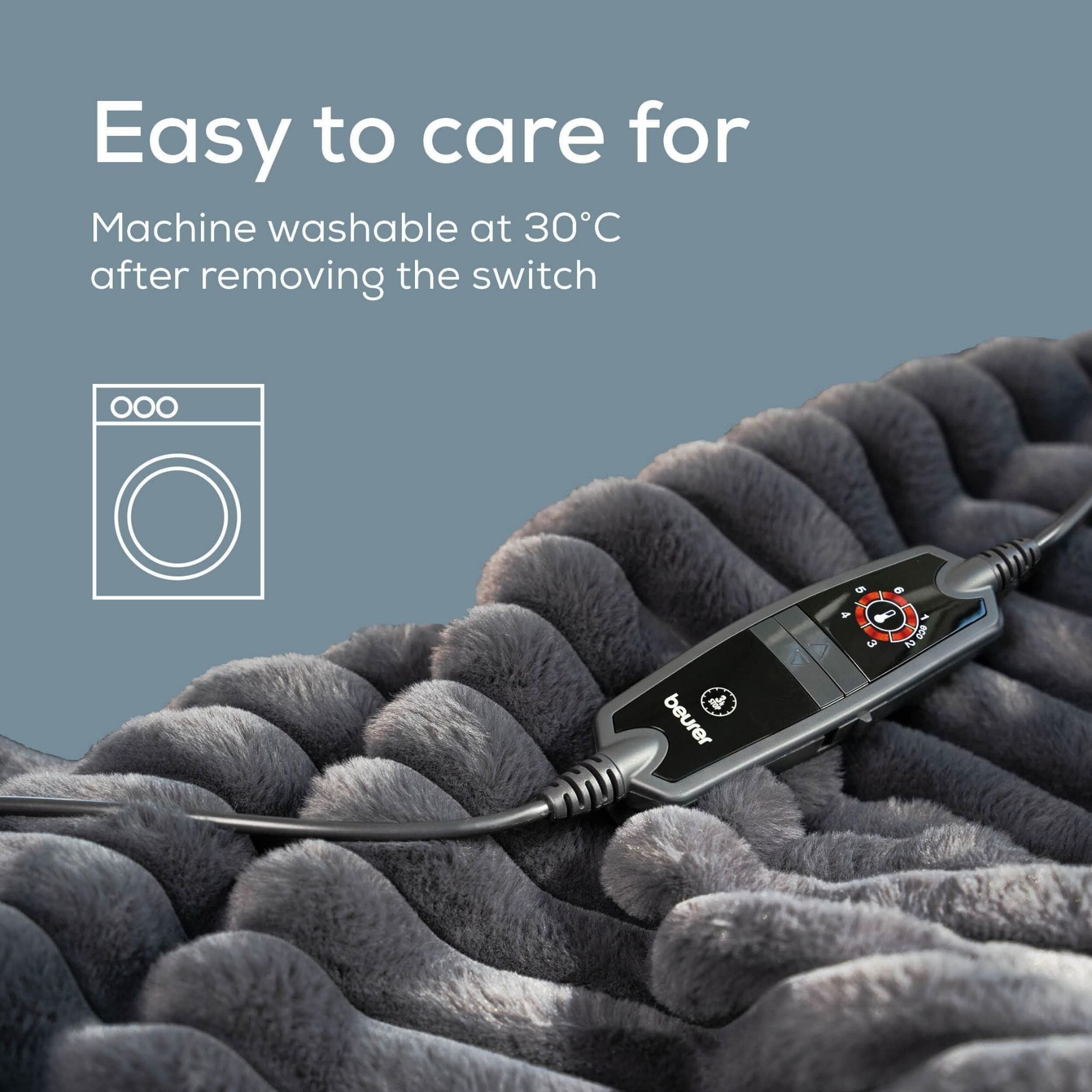 beurer heated throw machine wash