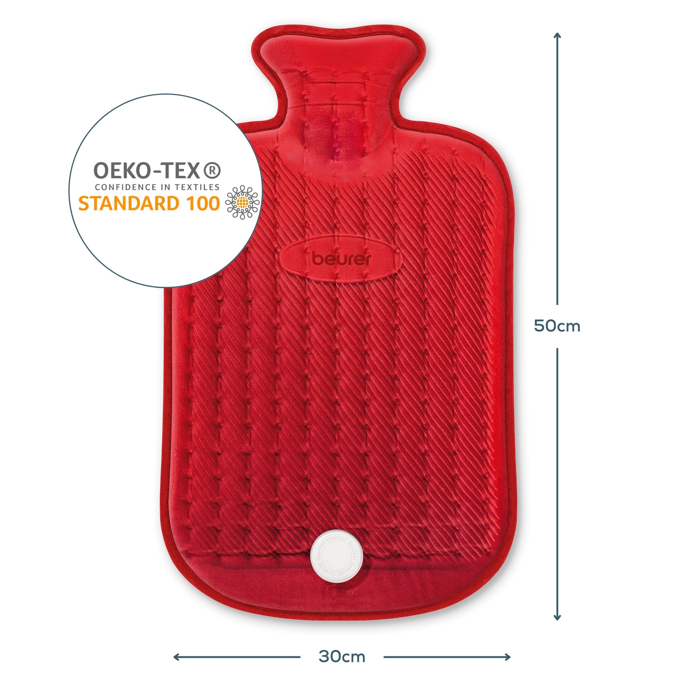 beurer hk44 electric heat pad dimensions