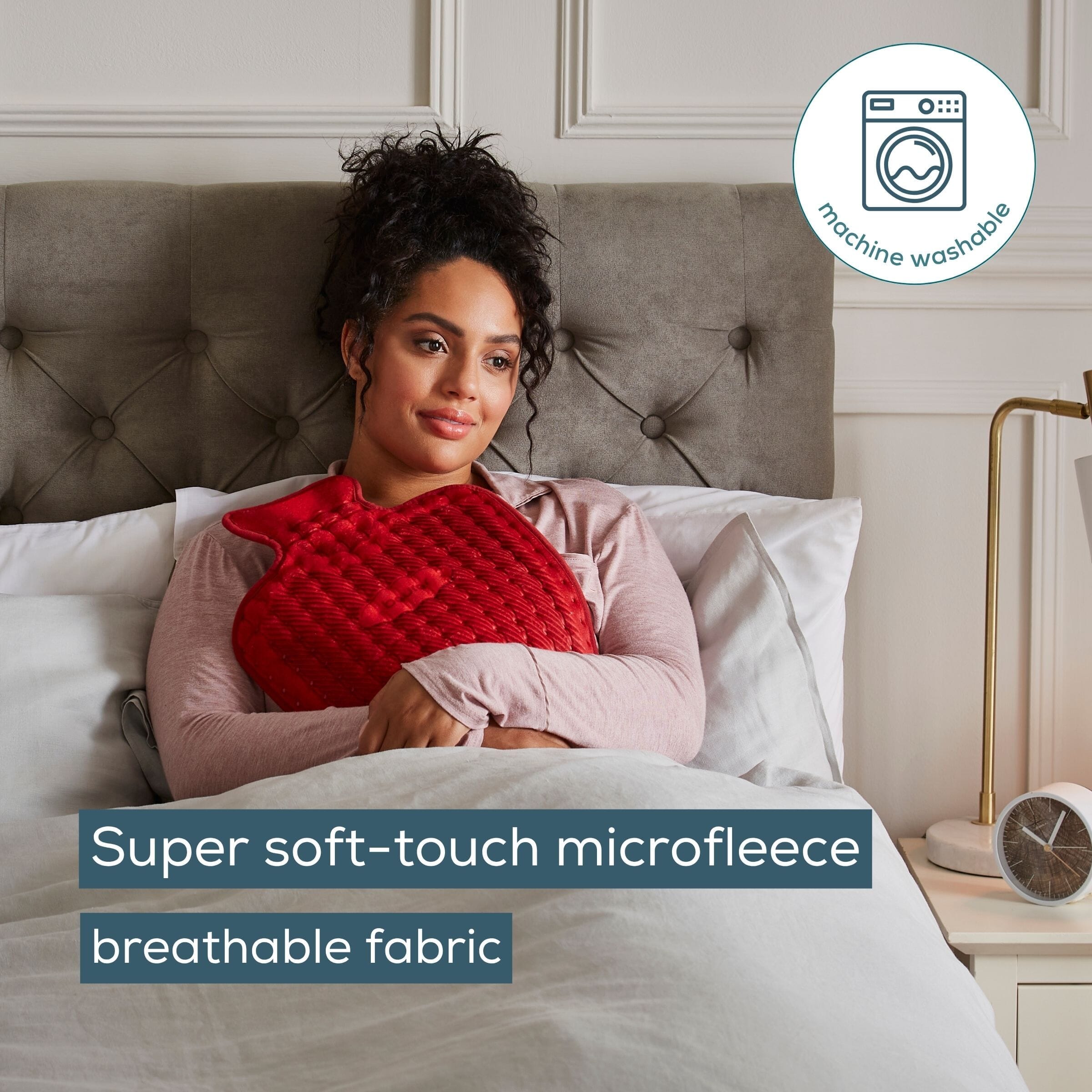 beurer hk44 electric heat pad soft and breathable