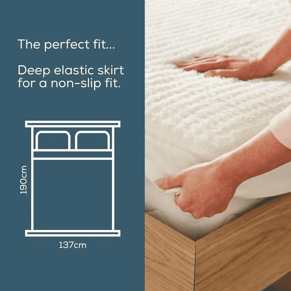 beurer indulgence fitted heated mattress cover double size