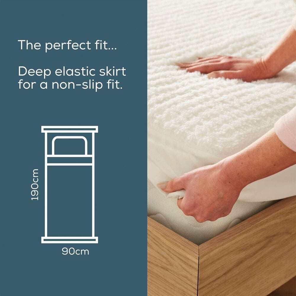 beurer indulgence fitted heated mattress cover single dimensions
