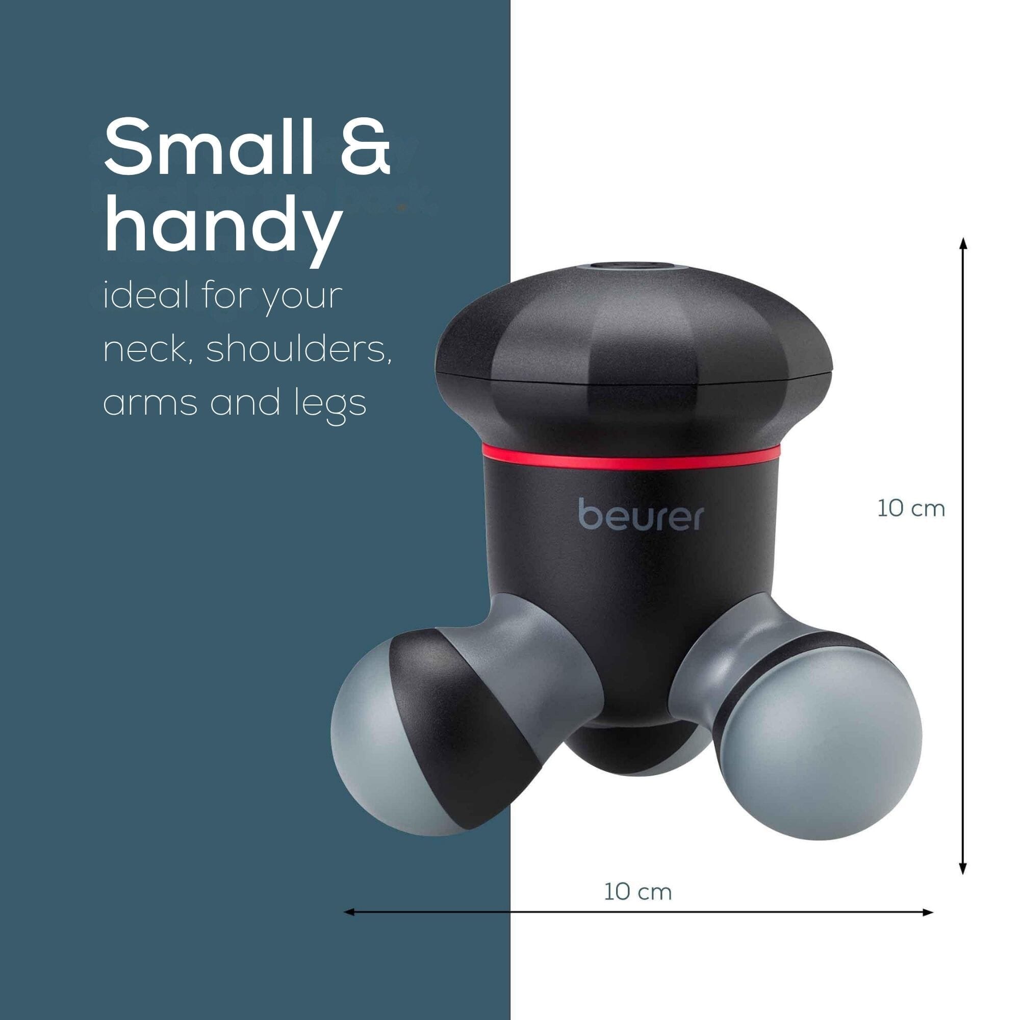 beurer mg18 mini massager dimensions