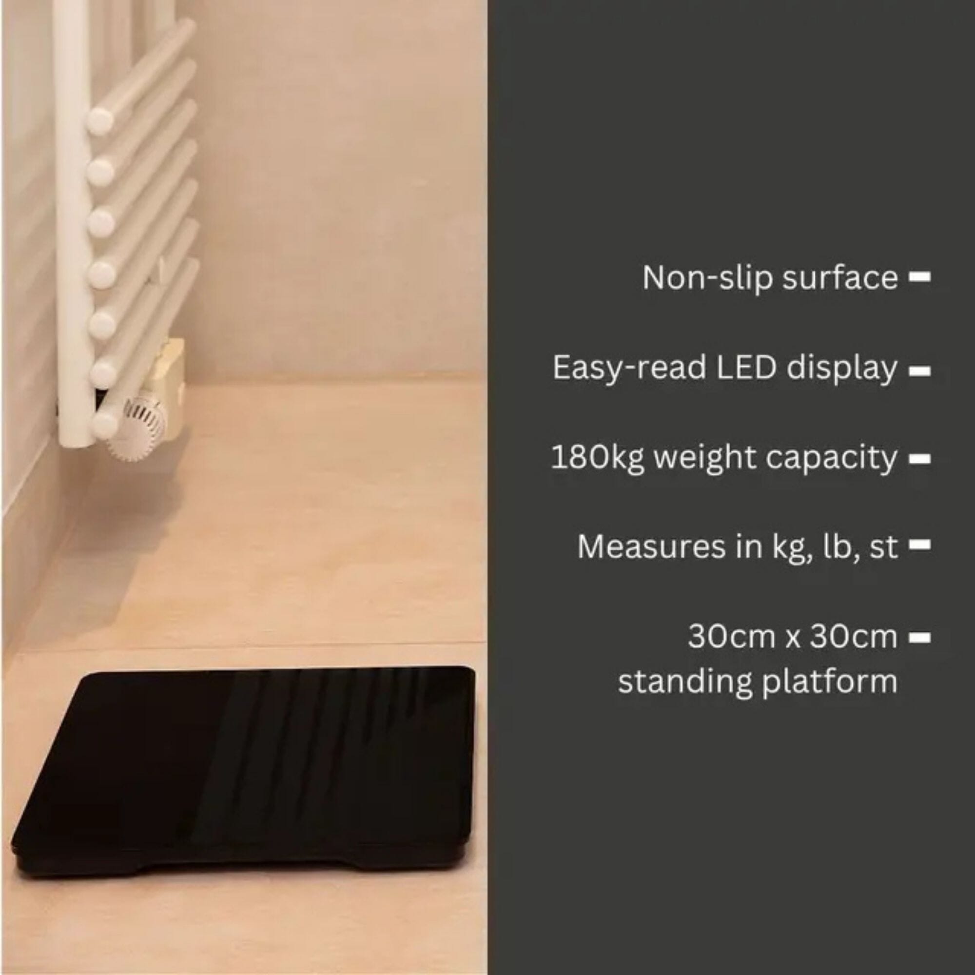 beurer non slip digital bathroom scales features