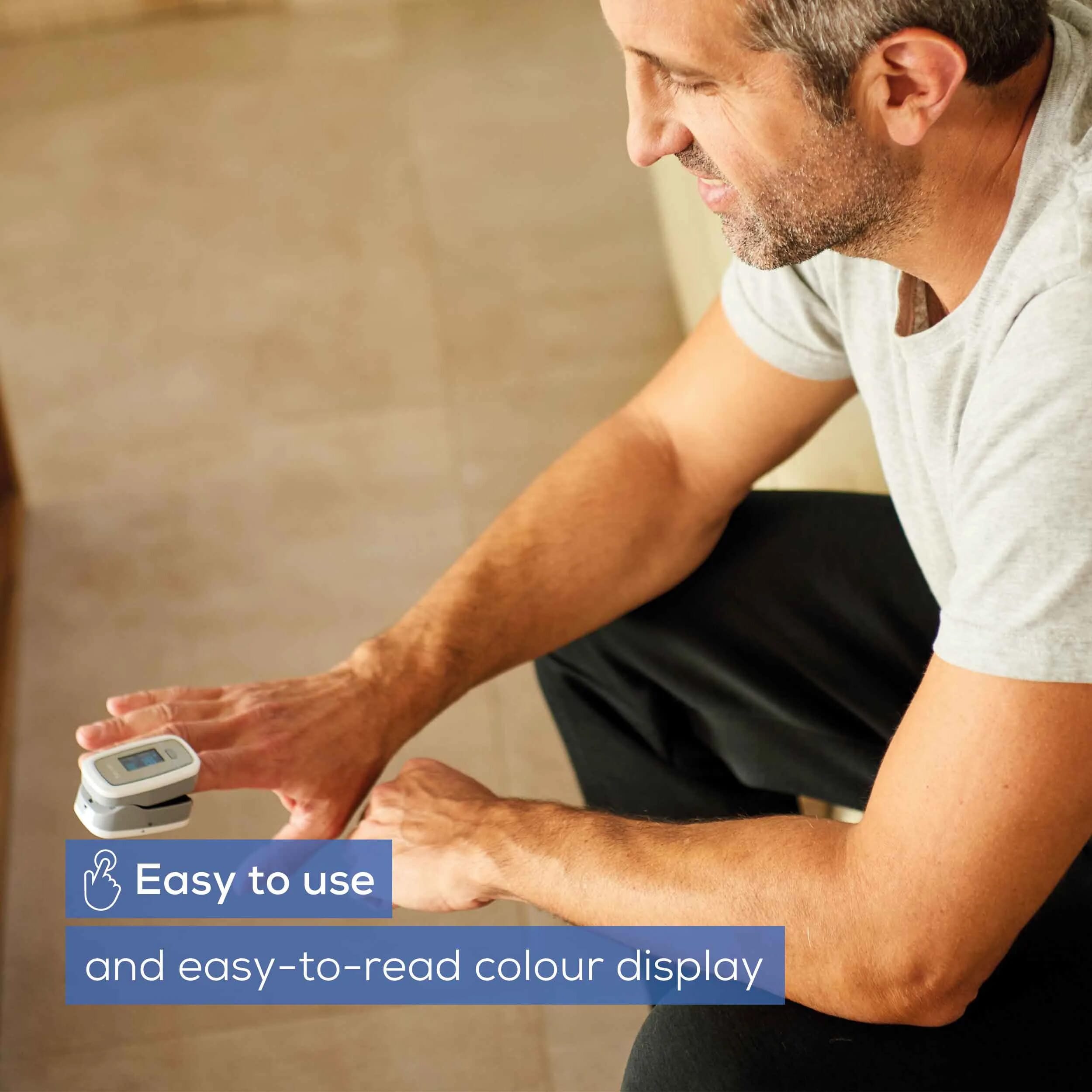 beurer po 30 pulse oximeter in action